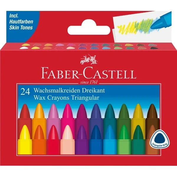 Omezená Nabídka Voskovky Faber-Castell trojhranné, 24 ks