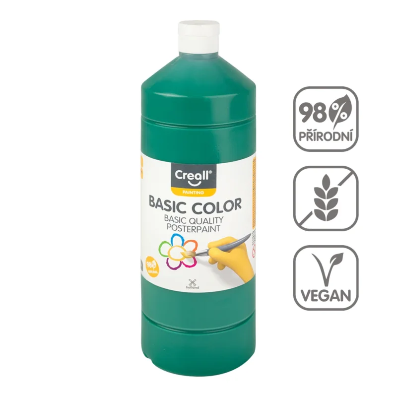 Temperová barva Creall 500 ml - tmavě zelená Novinka