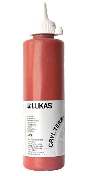 Cenový Hit Akrylová barva LUKAS "Cryl Terzia" 500 ml - sienna pálená