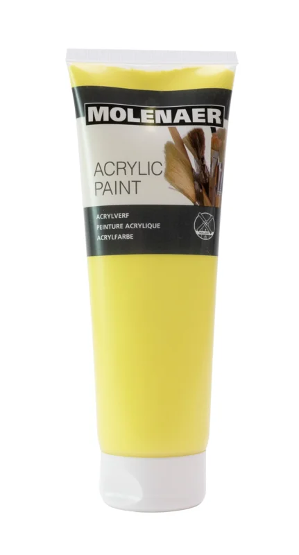 Sezónní Sleva Akrylová barva Molenaer 250 ml - světle žlutá