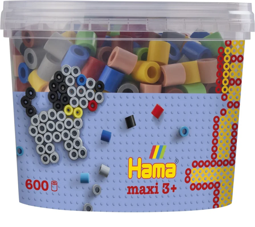 HAMA Korálky MAXI v tubě - 600 ks (se zelenou barvou) Akce