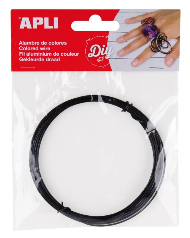 APLI Modelovací drátek 1,5 mm, 5 m - černý Rychlé Dodání