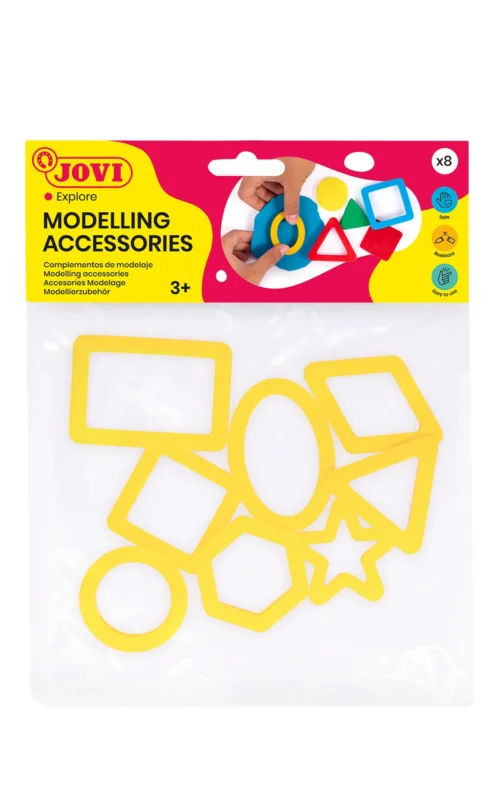 Plastová vykrajovátka Jovi - geometrické tvary 8 kusů Oblíbený