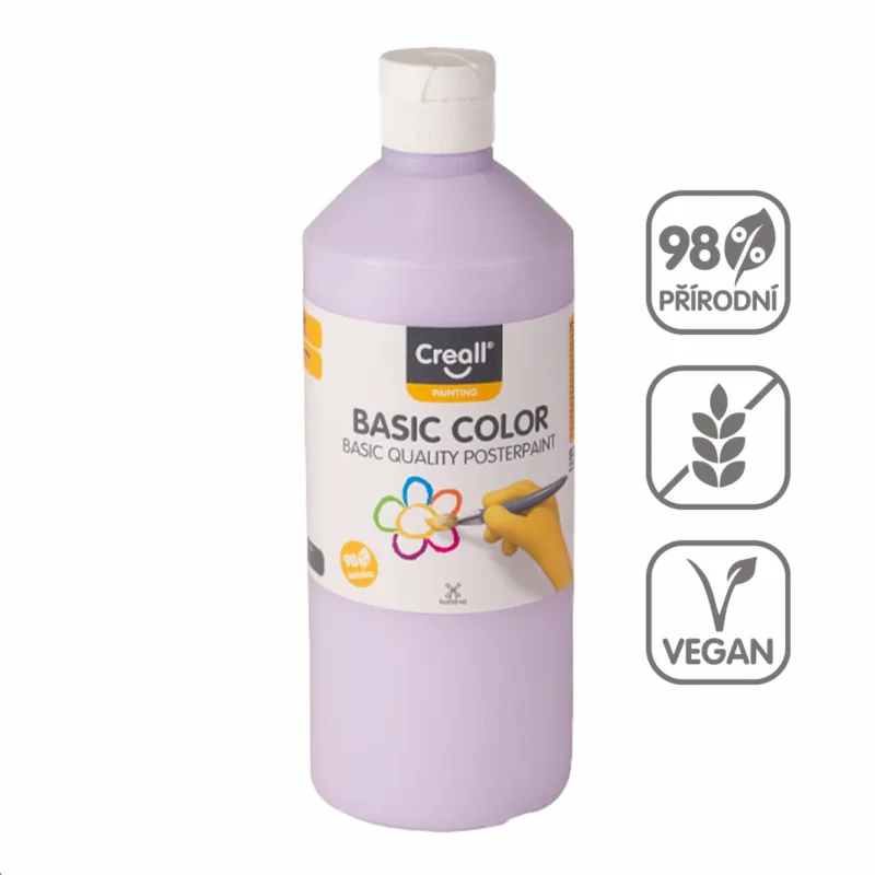 Temperová barva Creall 500 ml - pastelově fialová Odeslání Ihned