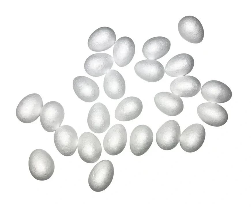 Polystyrenová vajíčka - 25 ks, 40 × 60 mm Hit Sezóny