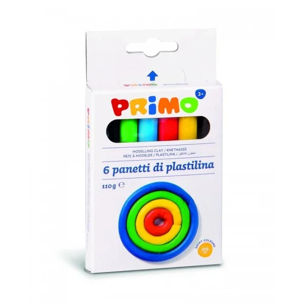 Top Prodej PRIMO plastelína, 6 barev (6 × 18 gr)