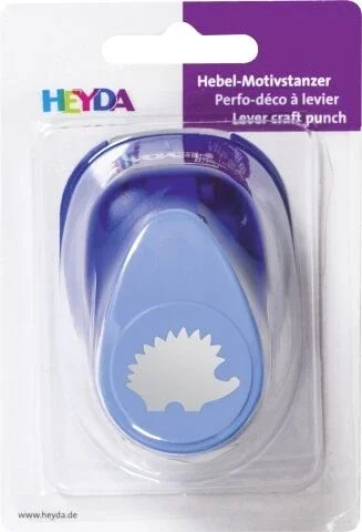 Akce Ozdobná děrovačka na papír Heyda, 25 mm - Ježek