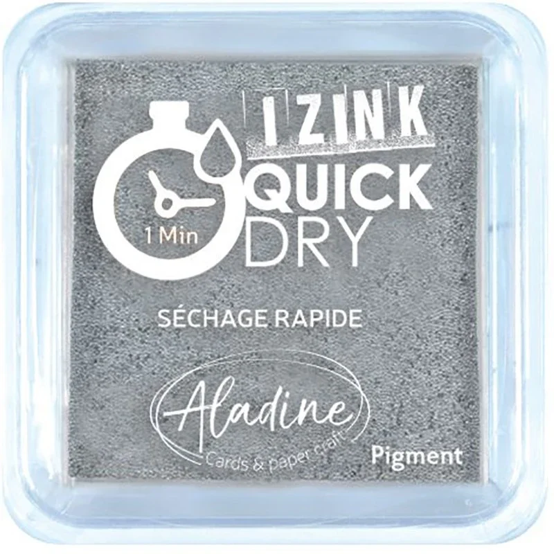 Razítkovací polštářek Izink Quick Dry, rychle schnoucí - stříbrná Bezpečná Platba