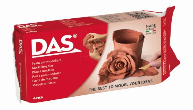 Nová Kolekce DAS Samotvrdnoucí hmota 500 g - terakota