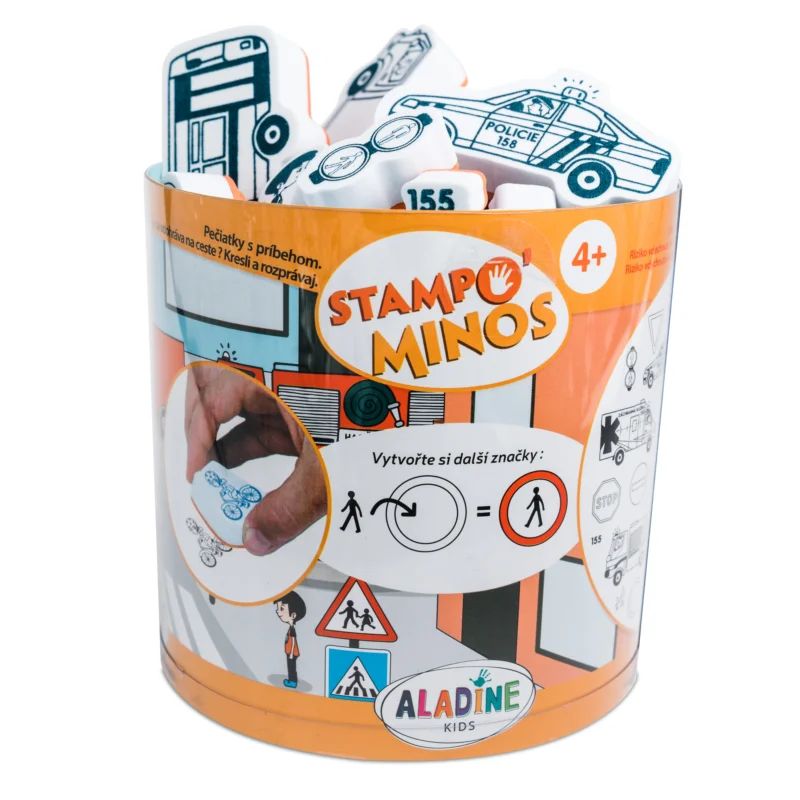 Gumová razítka Aladine - Dopravní výchova Cenová Bomba