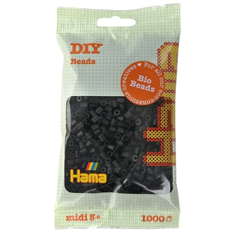 HAMA BIO zažehlovací korálky MIDI 1000 - černé Akční Cena