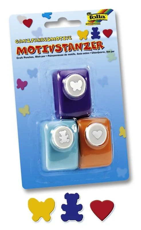 Děrovačka ozdobná - větší (motýl, medvídek, srdce) Bezpečná Platba