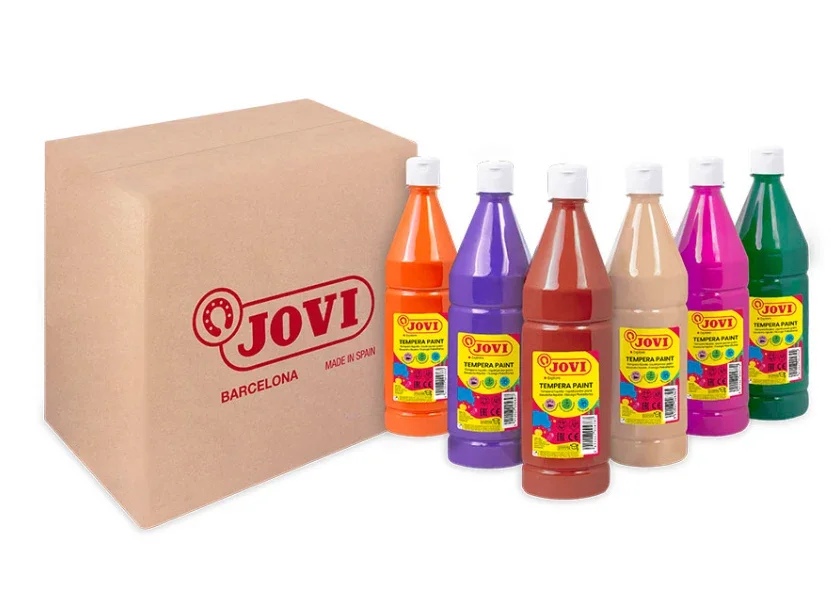 Sezónní Sleva Sada temperových barev JOVI PREMIUM 6 x 1000 ml, mix barev