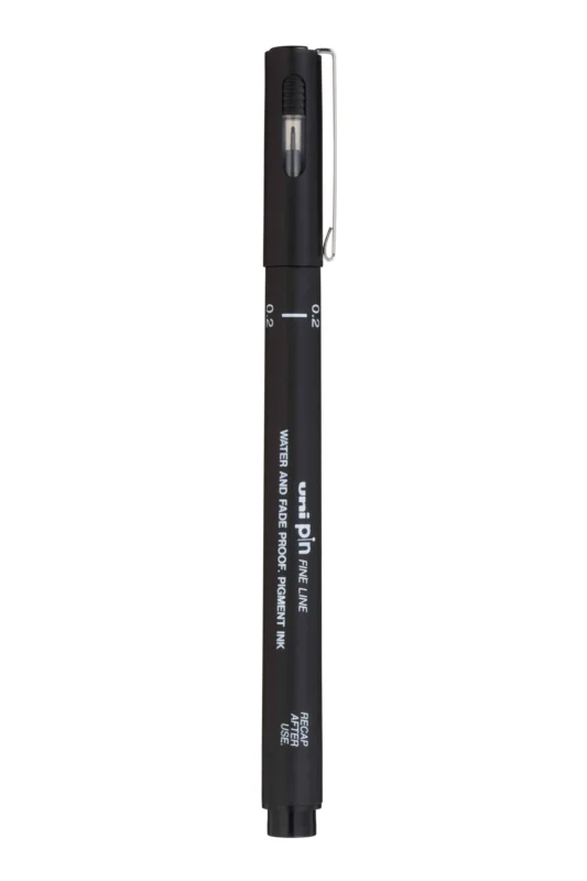 Liner PIN, 0,2 mm, černý Rychlé Dodání