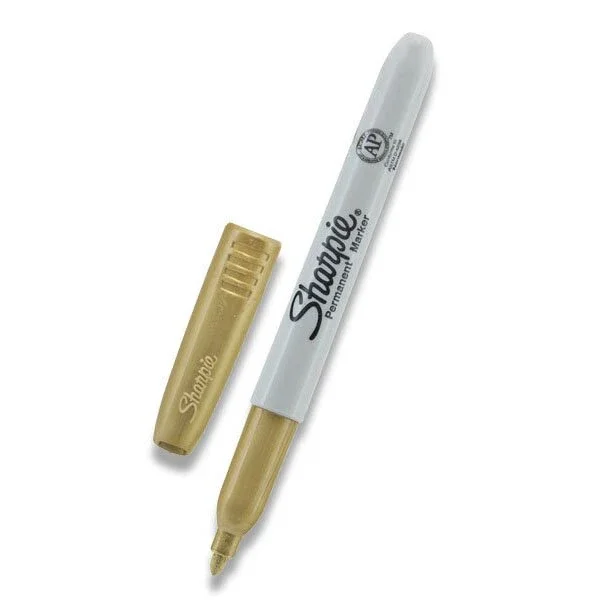 Nejprodávanější Sharpie permanentní popisovač metallic - zlatý