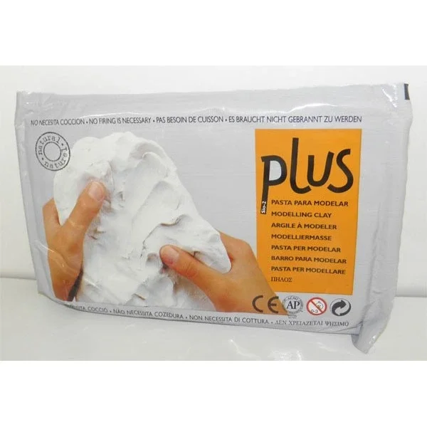 Keramická hmota Plus bez výpalu - 1,0 kg přírodní bílá Sleva