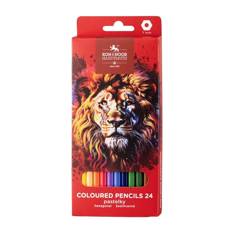 Poslední Šance Pastelky Koh-i-noor školní Lev - 24 ks