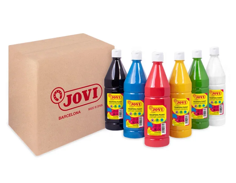 Sada temperových barev JOVI PREMIUM 6 x 1000 ml, mix barev Super Cena