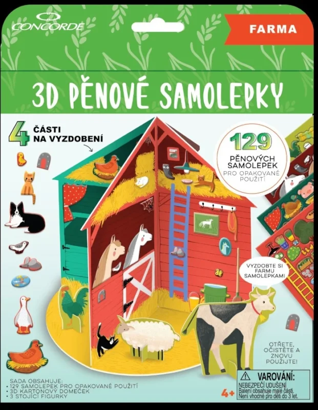 3D pěnové samolepky CONCORDE Farma Kup Teď