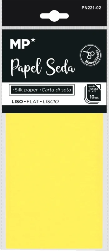 Papír hedvábný 50 × 66 cm - 10 ks žlutý Nejprodávanější