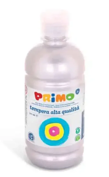Aktuální Temperová barva PRIMO, 500ml, stříbrná