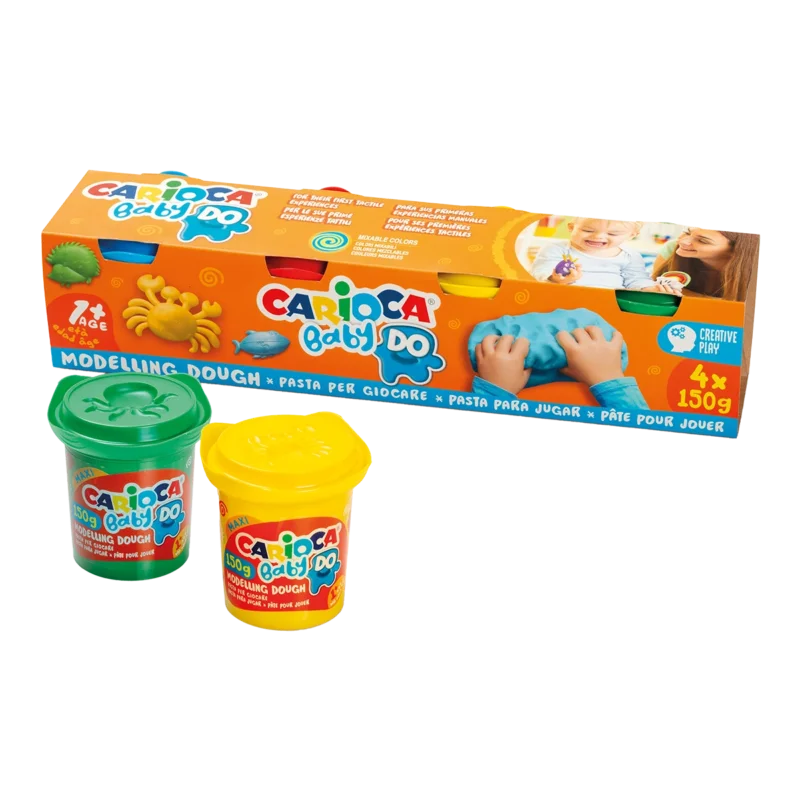 Modelovací hmota Carioca Baby Do 1+, 4 × 150 g Ověřený