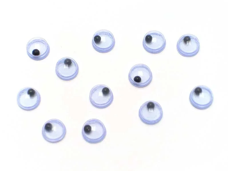 Pohyblivé oči - kulaté, 5 mm, 100 ks Nejlepší Volba