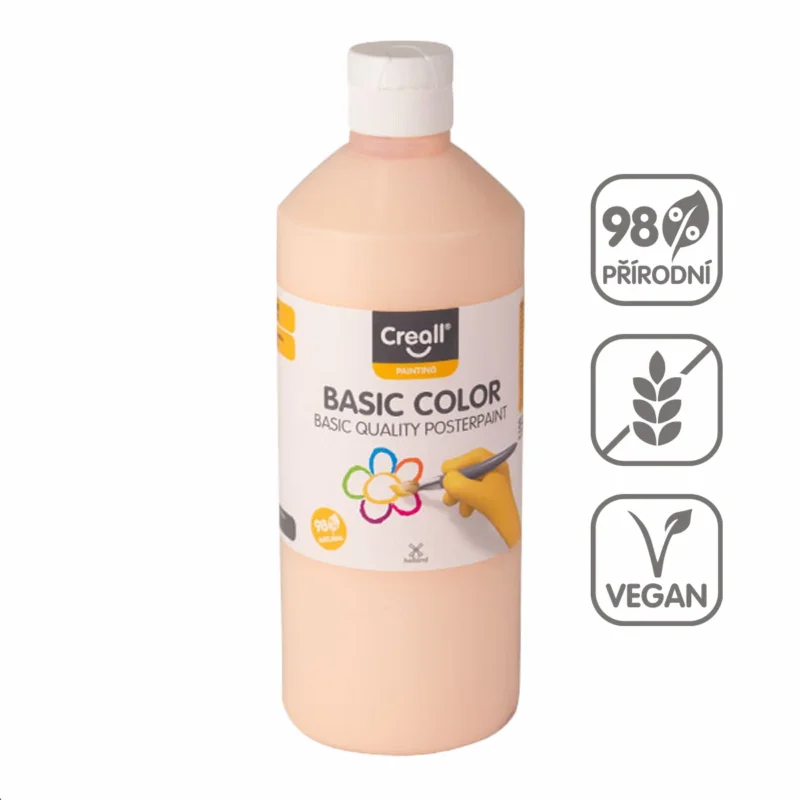 Temperová barva Creall 500 ml - pastelově oranžová Levný
