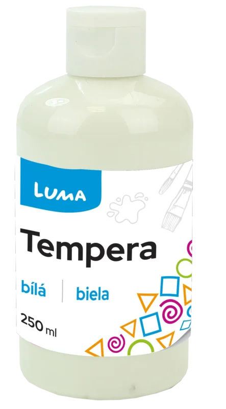 Pouze Dnes Temperová barva LUMA, 250 ml - bílá