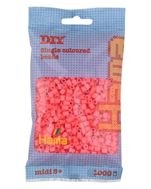 Top Prodej HAMA korálky MIDI - pastelově červené