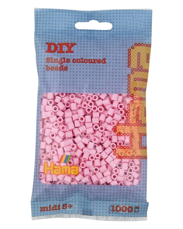 HAMA korálky světle růžové MIDI - 1000 ks Nejprodávanější