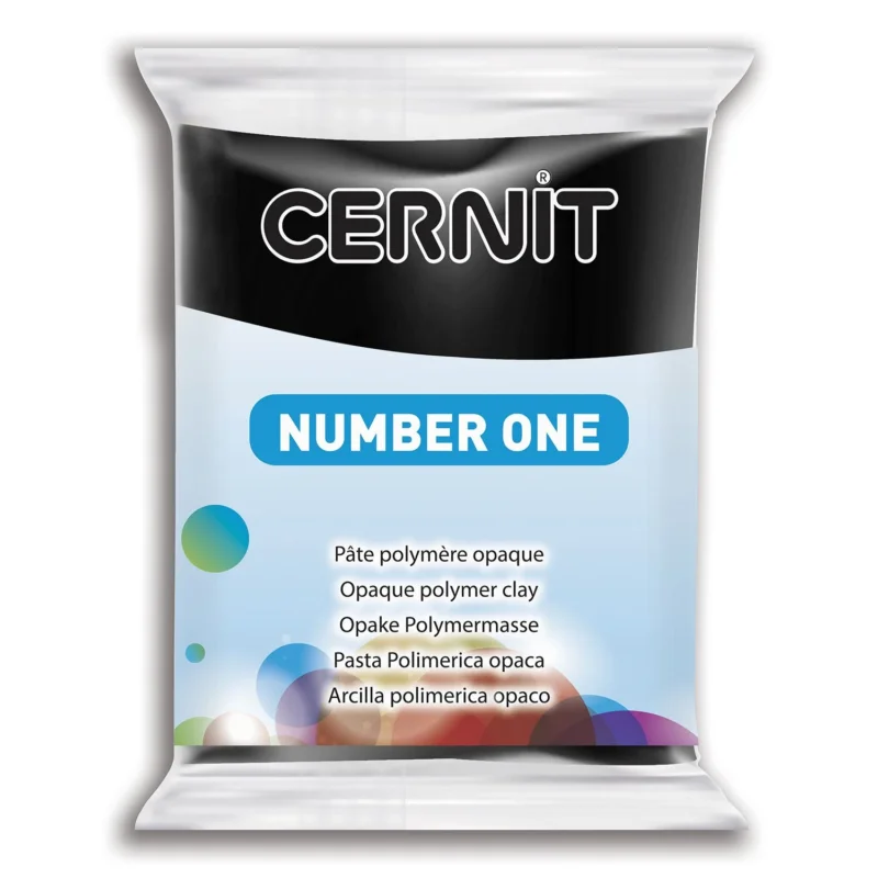 CERNIT Modelovací hmota 56 g - černá Nová Kolekce
