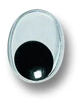 Pohyblivé oči - oválné, 12 × 9 mm, 100 ks Omezená Nabídka