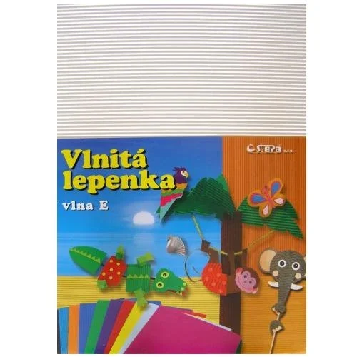 Ověřený Vlnitý papír 260g - 34,5 × 24,5 cm - 10 listů - bílá