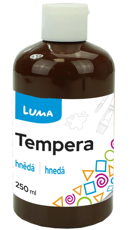 Temperová barva LUMA, 250 ml - hnědá Akční Cena