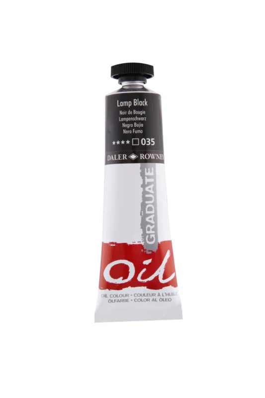 Aktuální Olejová barva Daler-Rowney 38 ml - černá