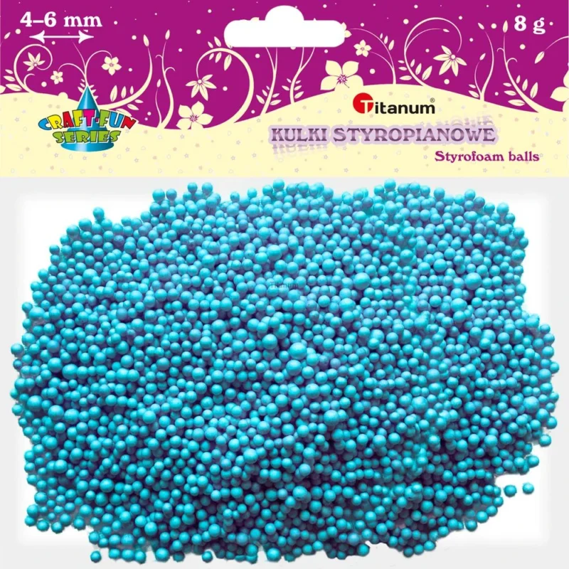 Speciální Cena Polystyrenové kuličky, 4-6 mm - modré