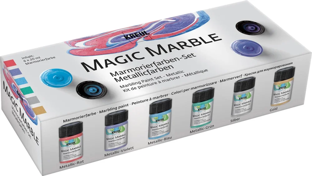 Sada Mramorovací barva Magic Marble metalická 6 × 20 ml Odeslání Ihned