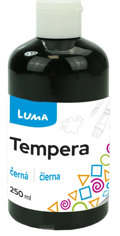 Temperová barva LUMA, 250 ml - černá Kup Teď