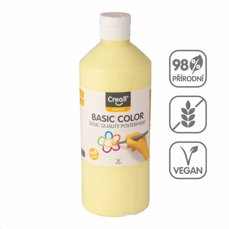 Nejlepší Volba Temperová barva Creall 500 ml - pastelově žlutá