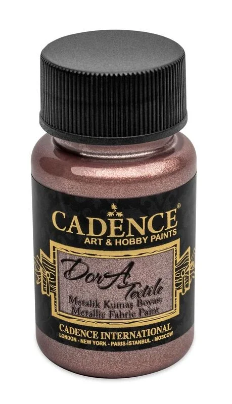 Levný Barva na textil Cadence DORA, 50 ml - starorůžová (antique pink)