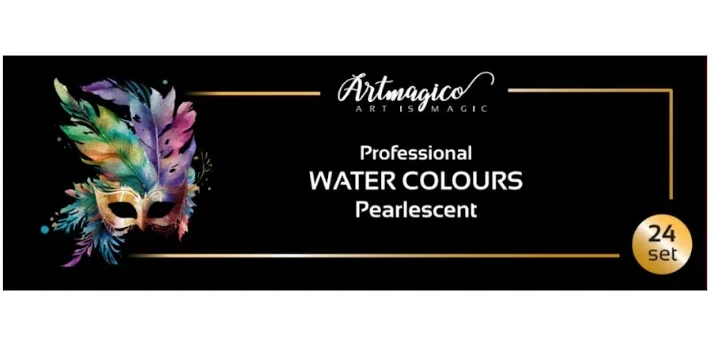 Ověřený Sada akvarelových barev Professional Water colours Pearlescent 24 ks