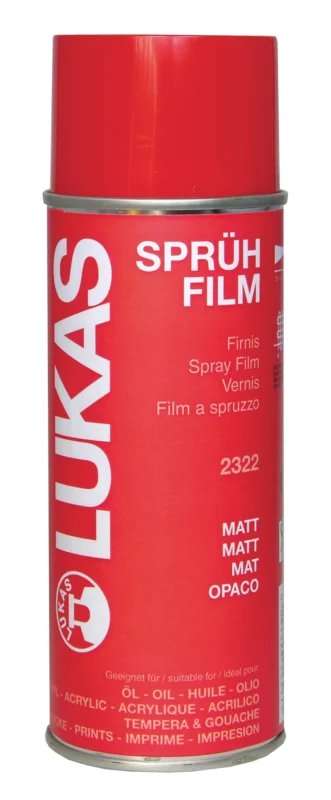Levný Umělecký závěrečný lak ve spreji Lukas, 400 ml - matný