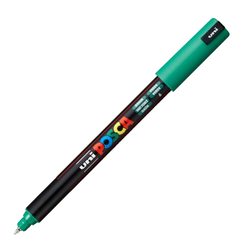 Víkendová Akce Akrylový popisovač POSCA, PC-1MR, 0,7 mm, zelený