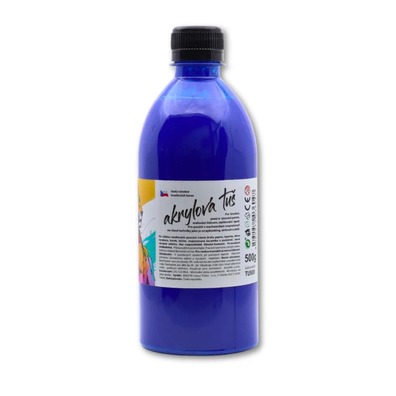 Zlevněný Akrylátová tuš modrá - 500 g