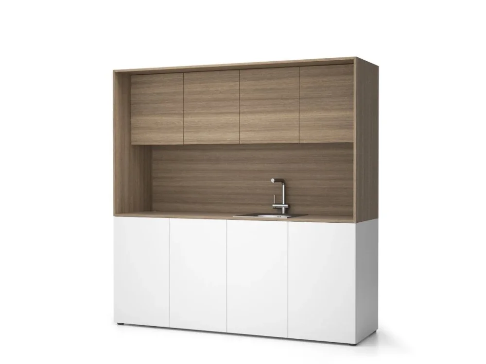 Nejprodávanější Kuchyňka NIKA se dřezem a baterií 1963 x 600 x 2000 mm, dub přírodní, pravé