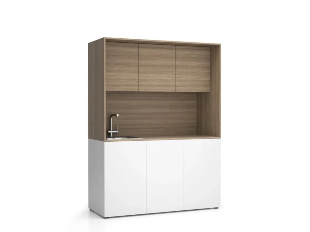 Kuchyňka NIKA se dřezem a baterií 1481 x 600 x 2000 mm, dub přírodní, levé Speciální Cena
