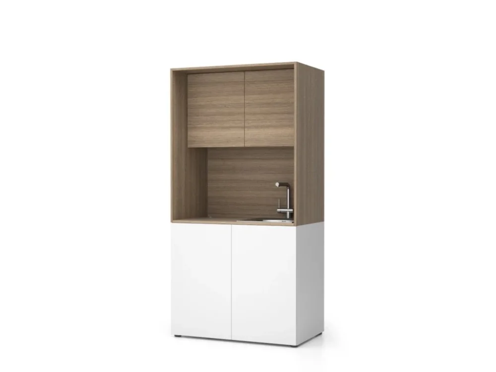Kuchyňka NIKA se dřezem a baterií 1000 x 600 x 2000 mm, dub přírodní, pravé Tovární Cena