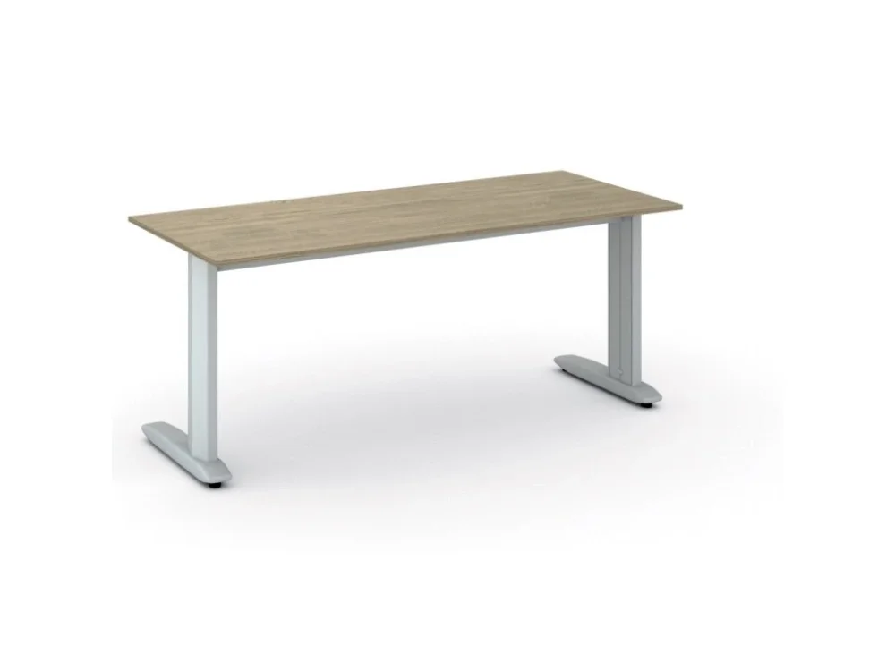 Kancelářský psací stůl PRIMO FLEXIBLE, 180x80 cm, dub přírodní Omezená Nabídka