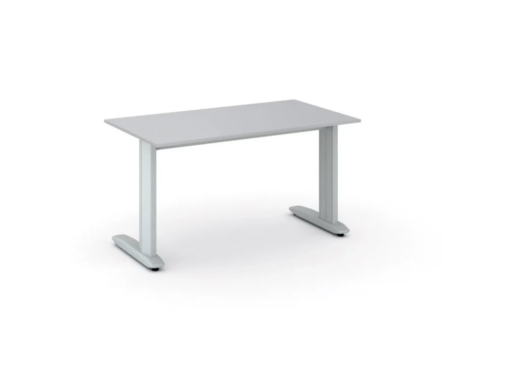 Kancelářský psací stůl PRIMO FLEXIBLE, 140x80 cm, šedá Nová Kolekce